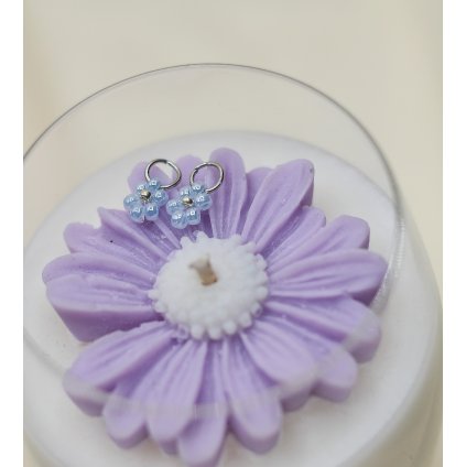 Vyměňovací kytičky - nebesky modrá