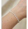 Náramek ,,Sofia" stříbrné detaily