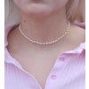 Choker - ,,Sofia" celokytičkový, zlaté detaily