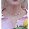 Choker - ,,Sofia" půlený, zlaté detaily