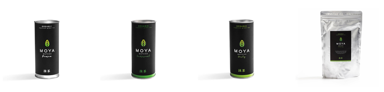 Kompletní nabídka Moya Matcha zelených čajů z Japonska.