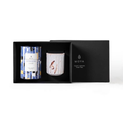 Zestaw Herbata Lisciasta Moya Genmaicha Kubek Sato 1