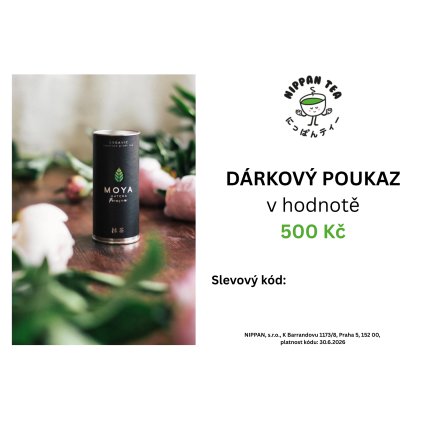 DÁRKOVÝ POUKAZ v hodnotě 500 Kč