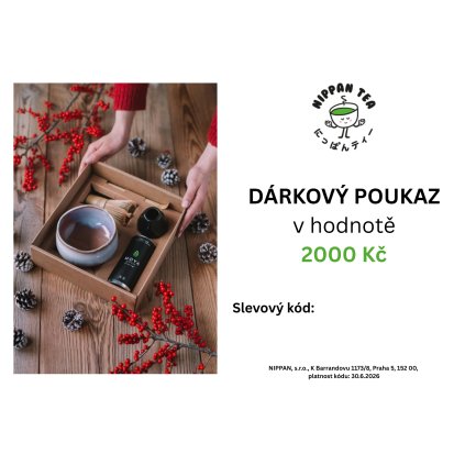 DÁRKOVÝ POUKAZ 2000 Kč