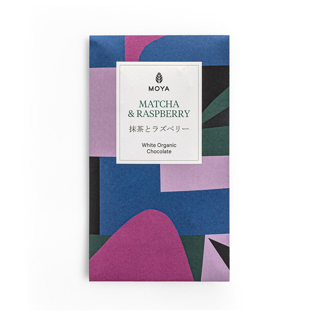 moya matcha chocolate packaging front small