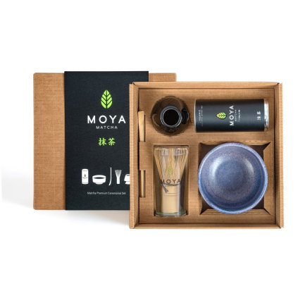 Zestaw Ceremonoalny Moya Matcha Luksusowa i Czarka Yoza Front Original min