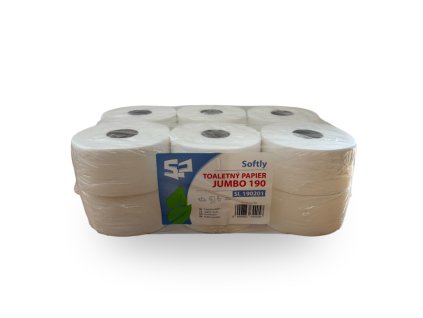 Toaletný papier Softly Jumbo 19 - 2 vrst. 110 m celulóza