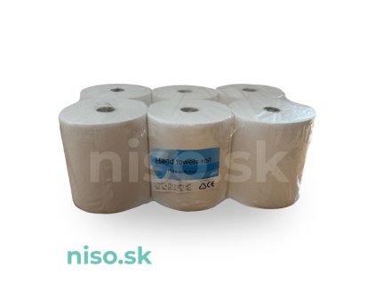 Priemyselný toaletný papier Matic, 2-vrstvový, 100 % celulóza, dĺžka 150 m. Veľký kotúč s priemerom 21 cm – ideálny pre verejné a firemné toalety. Balenie obsahuje 6 kusov.