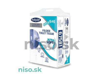 BulkySoft skladaný toaletný papier 2vrst celulóza 40x224 utr.