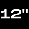 12" Black