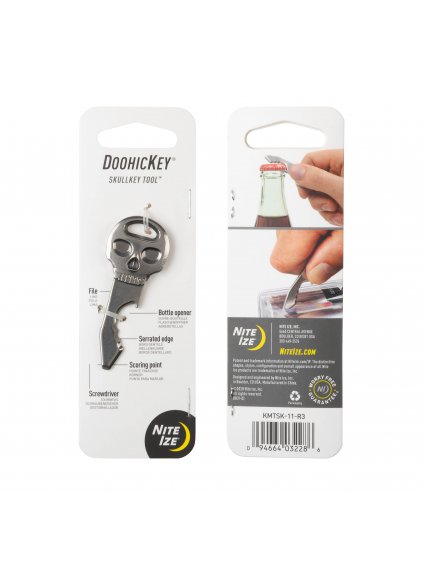 Multifunkční přívěšek Nite Ize Doohickey SkullKey Key Tool (13)