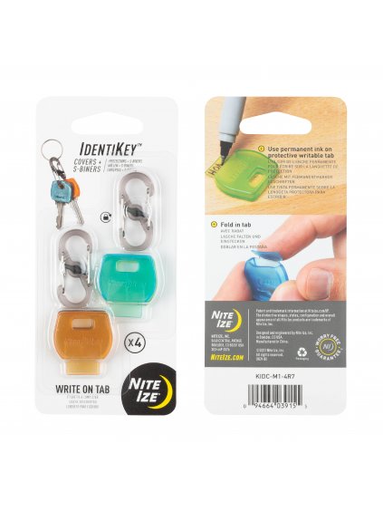 Flexibilní barevné obaly na klíče Nite Ize IdentiKey™ Covers (16)
