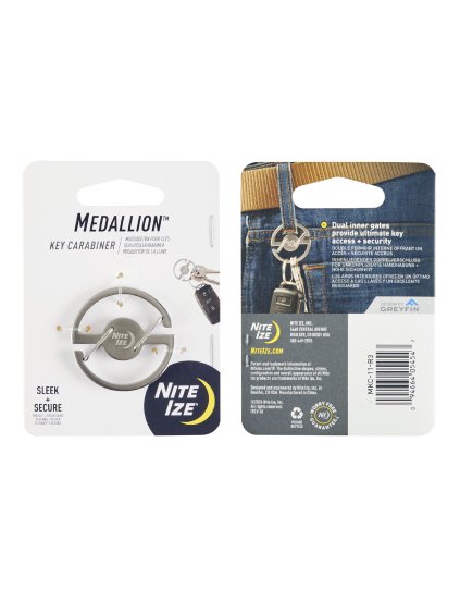 Oboustranná karabina Nite Ize Medallion™ Key Carabiner (10)