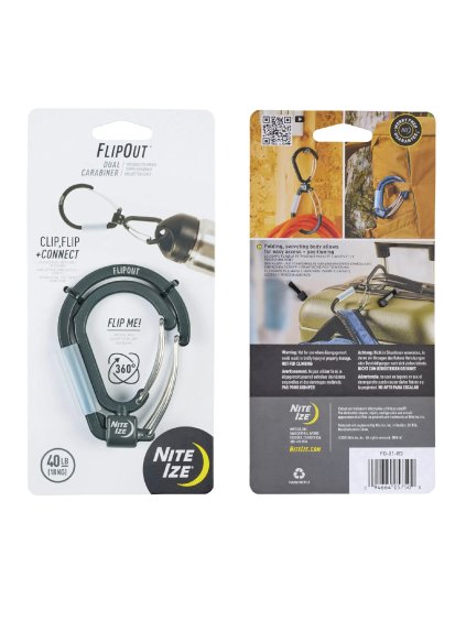 Dvojitá karabina Nite Ize FlipOut™ Dual Carabiner (7)