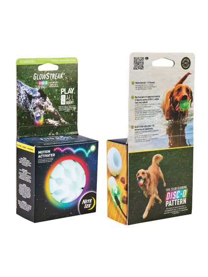 Nabíjecí svítící míček Nite Ize Glowstreak Rechargeable Led Ball Disc O (3)