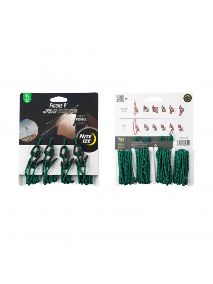 Kotvící stanový set Nite Ize Figure 9 Tent Line Kit