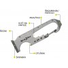 Multifunkční karabinka Nite Ize Doohickey Key Tool