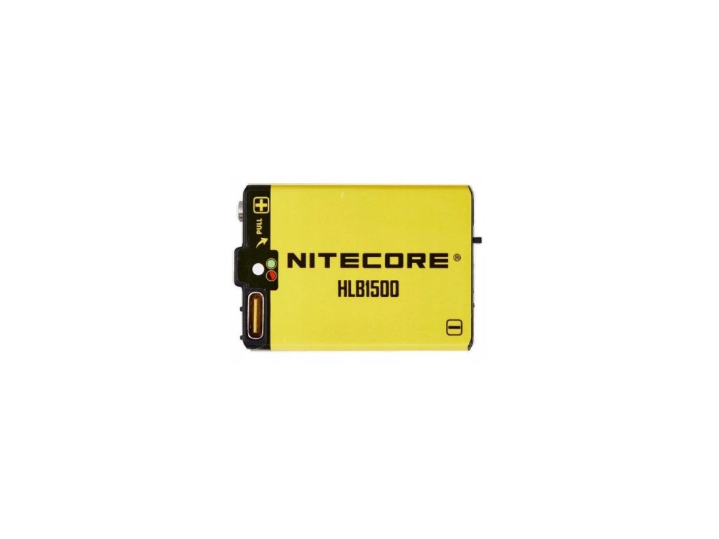 akumulátor Nitecore HLB1500, Li‑ion baterie Nitecore čelovka, baterie pro čelovku nitecore HA23 UHE, Nitecore HLB1500 1500 mAh, nabíjecí baterie pro UT27