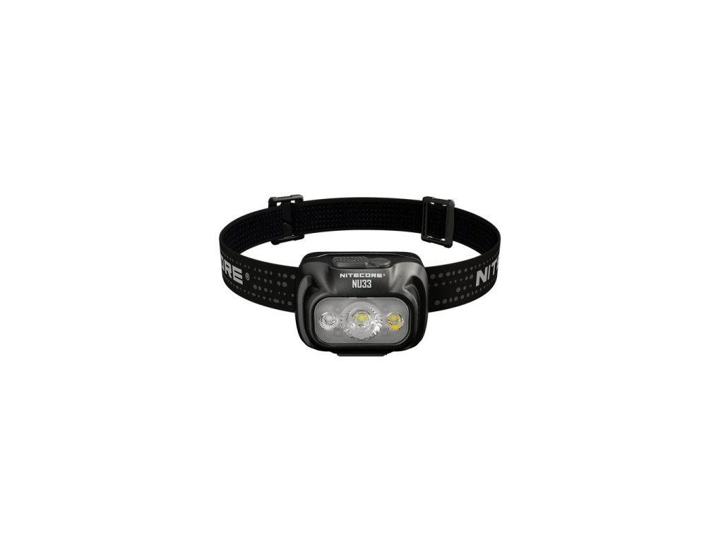 čelovka Nitecore NU33, čelovka pro outdoor, čelovka na běh, lehká, odolná a výkonná čelovka Nitecore NU33