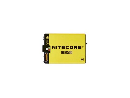 akumulátor Nitecore HLB1500, Li‑ion baterie Nitecore čelovka, baterie pro čelovku nitecore HA23 UHE, Nitecore HLB1500 1500 mAh, nabíjecí baterie pro UT27
