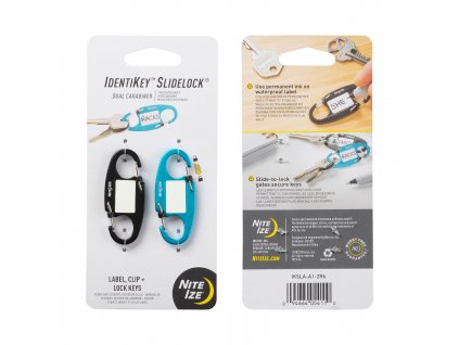 Dvoukomorový rozlišovač na klíče se zámkem Nite Ize IdentiKey™ SlideLock® (11)