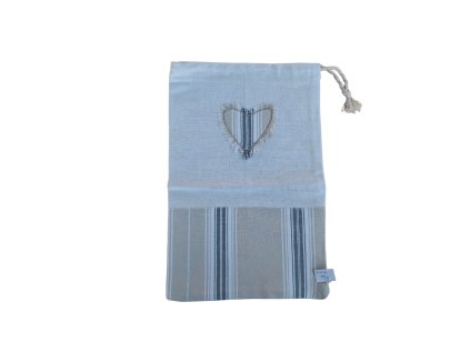 vrecko na chlieb lanove modre