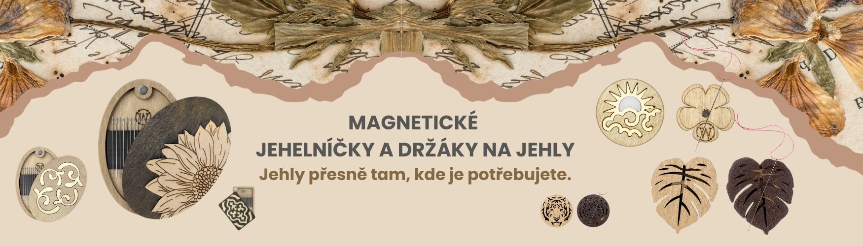 Magnetické jehelníčky a držáky na jehly
