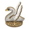 Vyšívací sada 3D s motivem labutě – korálková výšivka náhled