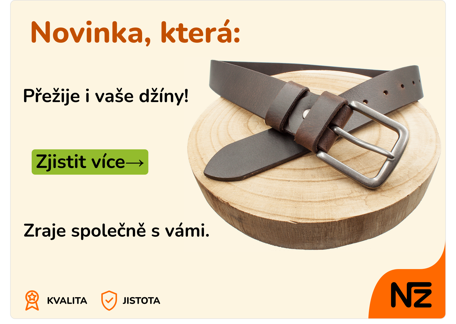 Kvalitní opasek => nadčasový doplňek