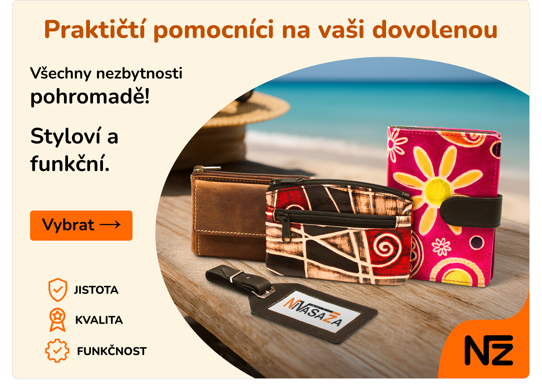 Dovolená => praktické a funkční kožené doplňky