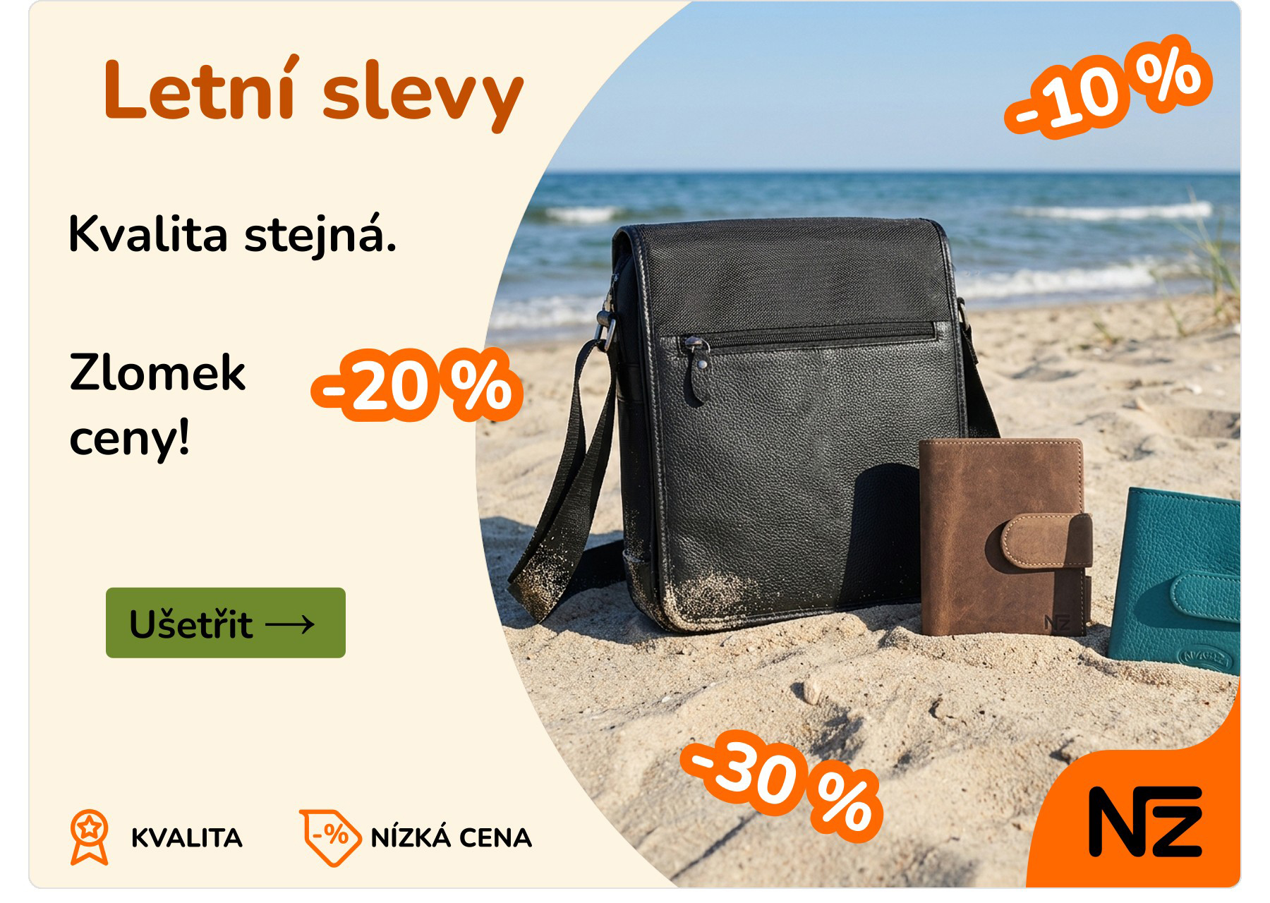 Slevy kožených produktů