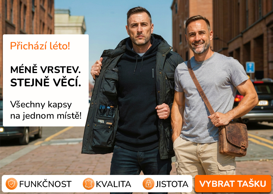 Léto = méně vrstev. Stejně věcí. Vyberte si tašku kam dáte všechny svoje věci.