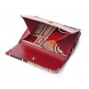 Dámská kožená peněženka Nivasaža N38-SNT-MGR barevná-červená