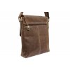 Pánská kožená taška Nivasaža N1301-HNT-BR hnědá