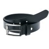 Kožený opasek Nivasaža N2350-DPT-B černý