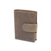 Pánská kožená peněženka hnědá - integrovaná dokladovka Nivasaža N25
