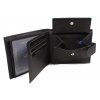 Pánská kožená peněženka Nivasaža N34-MTH-B černá