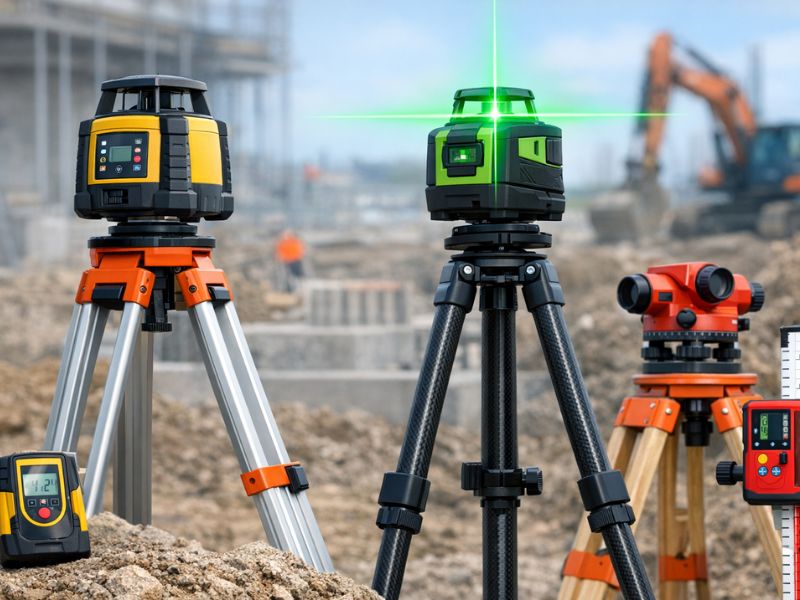 Jak vybrat stativ ke stavebnímu laseru