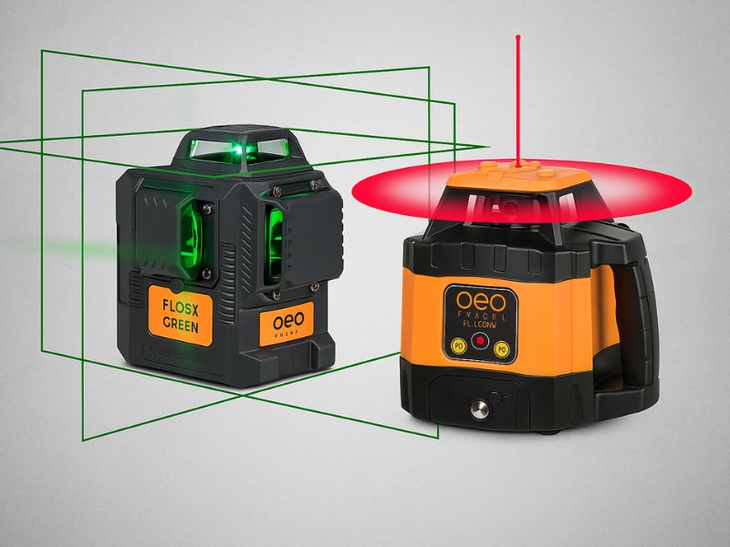 Křížový laser vs. rotační laser: Jaký je mezi nimi rozdíl?
