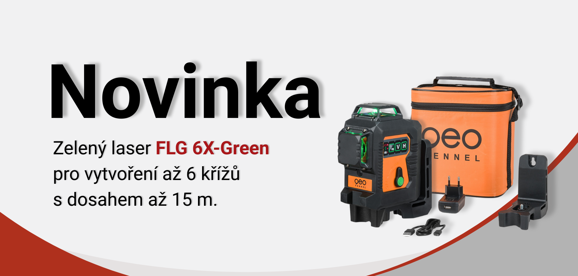 Novinka Zelený laser FLG 6x-green