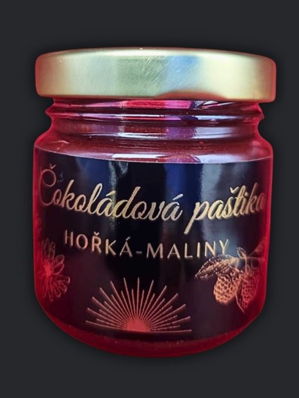 cokoladova pastika horska s malinami a cekankovym sirupem
