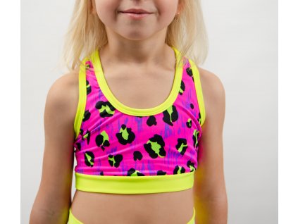Dětský top Natali - Pink Leopard