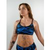 Sportovní podprsenka Blesky modrá