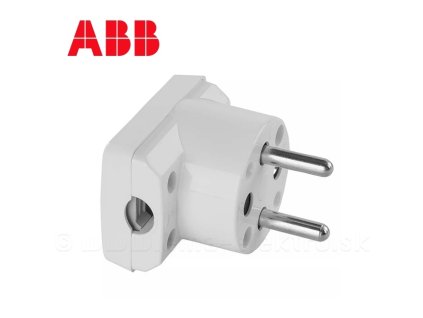 Vidlice 230 V / 16 A (5536-2154 ABB), bílá | NKKLIMA.CZ