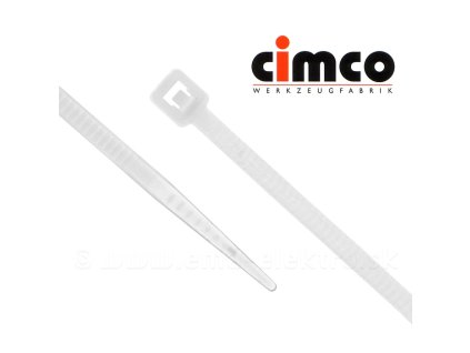 Cimco páska stahovací bílá 280x3,5mm 100ks | NKKLIMA.CZ