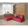 SOFA 21075 ČERV ZAVŘENÁ OŘECH 559