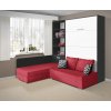 SOFA 21075 ČERV ZAVŘENÁ ANTRACIT BW