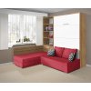 SOFA 21075 ČERV ZAVŘENÁ OŘECH 559 BW
