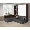VÝLKOPKA NOVÁ SOFA ZAVŘENÁ OŘECH BW