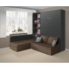 SOFA 21075 HNE ZAVŘENÁ ANTRACIT